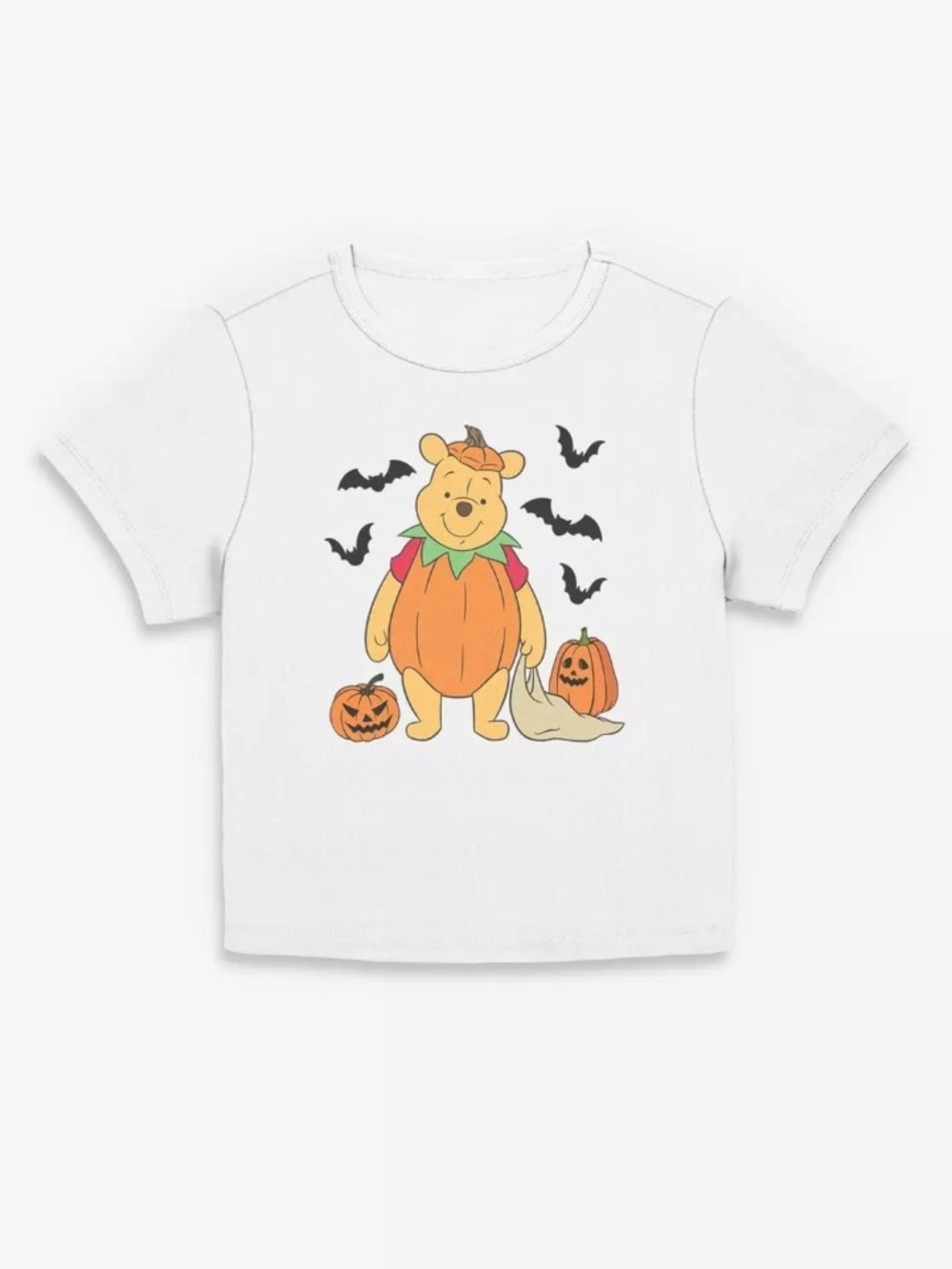 Disney Winnie The Pooh Halloween Pumpkin Costume T‑Shirt For Women NWT